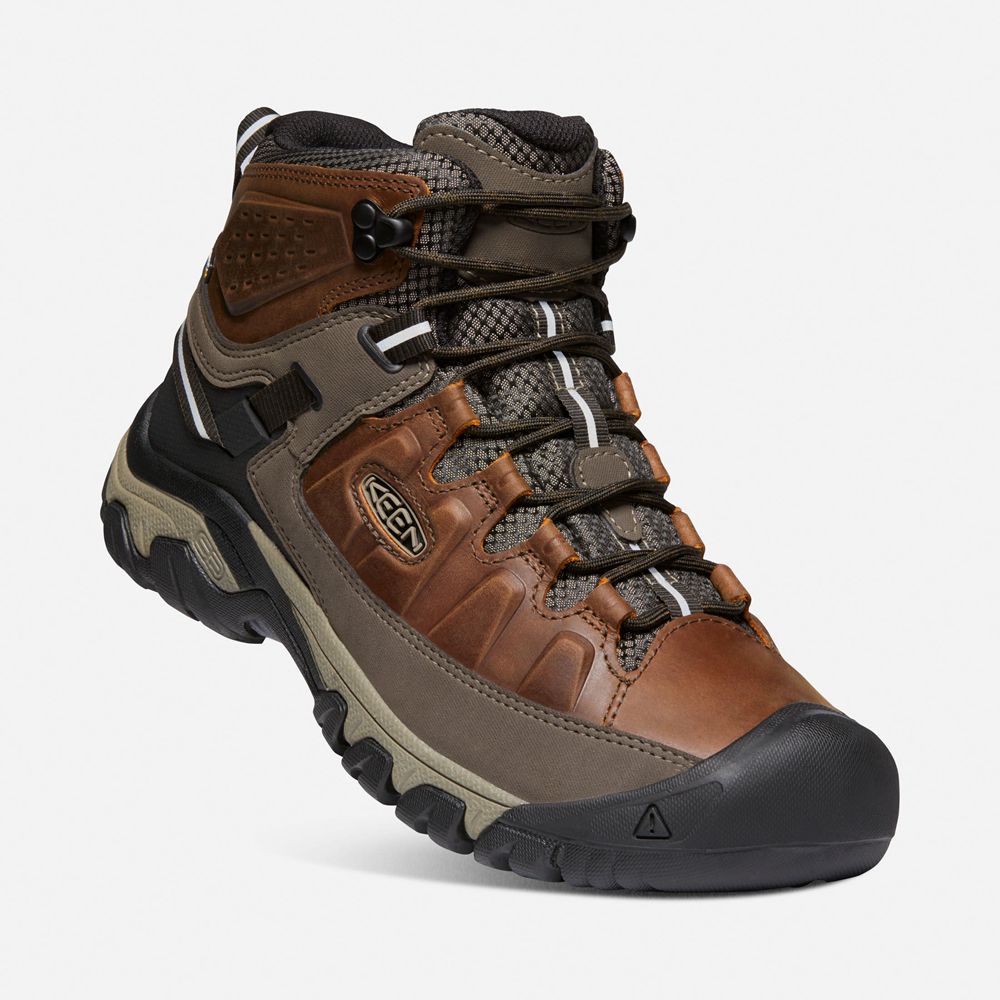 Bottes de Randonnée Keen Homme Marron | Targhee Iii Waterproof Mid | EIKRV-4769